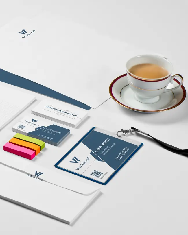 Mockups für Vertriebswerk mit Kaffee